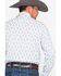 Image #2 - Rock & Roll Denim Men's Triangle Geo Print Long Sleeve Western Shirt , Grey, hi-res
