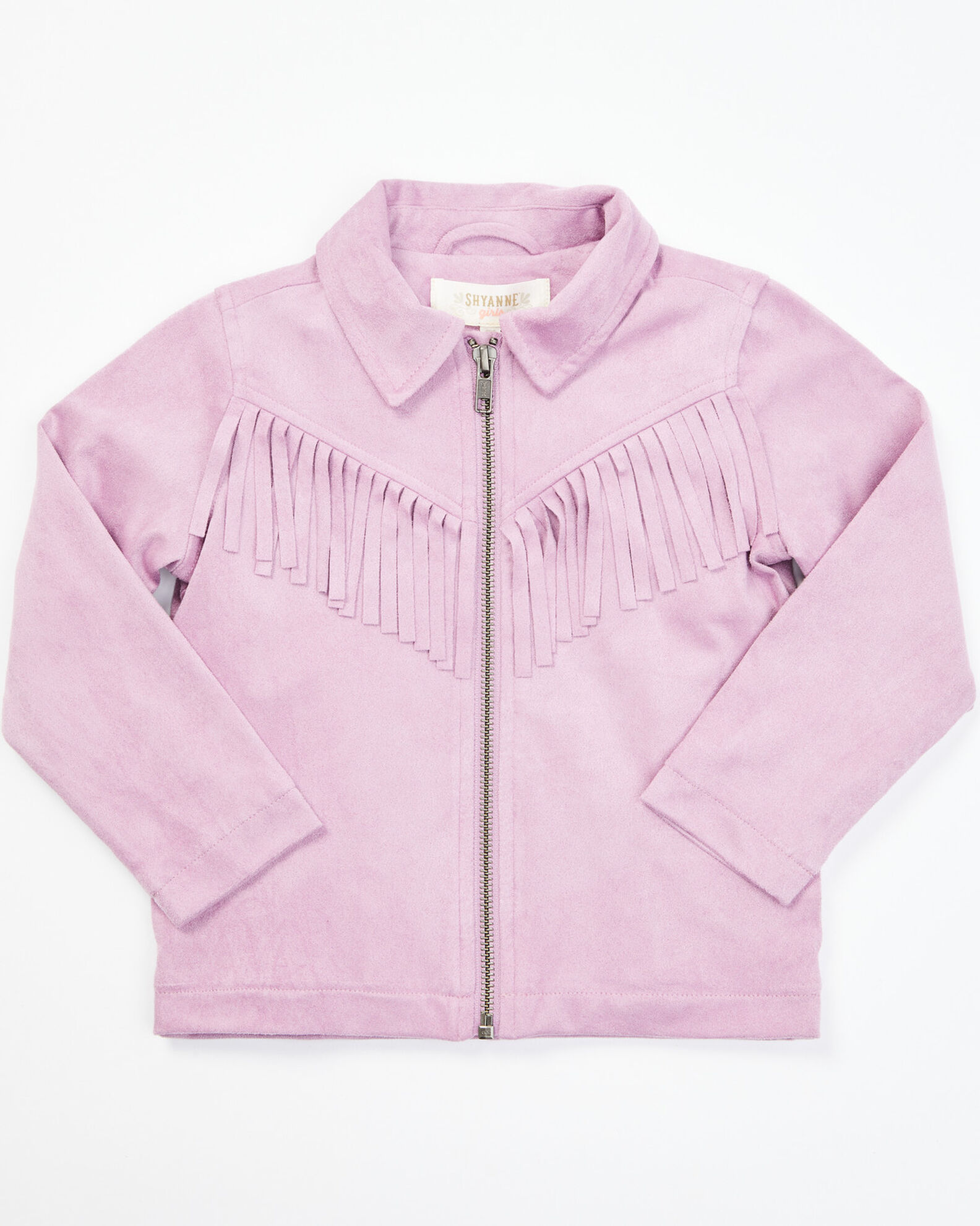 Girls pink clearance suede jacket
