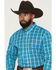 Image #7 - Wrangler Riata Men's Plaid Print Long Sleeve Button-Down Western Shirt, Multi, hi-res