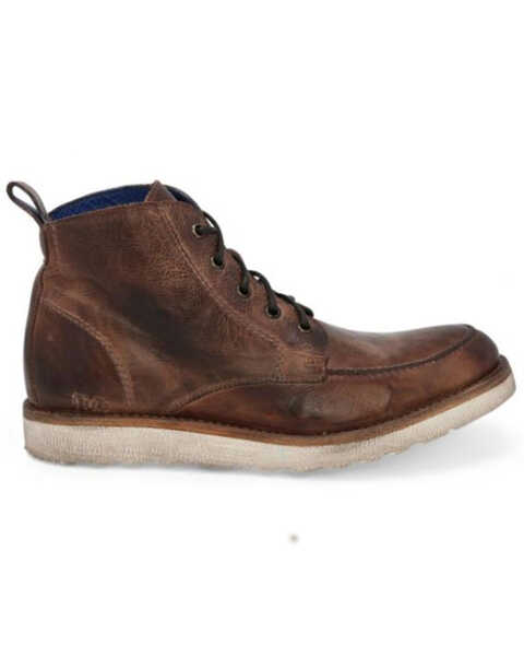 Image #2 - Bed Stu Men's Lincoln Western Casual Boots - Round Toe, Brown, hi-res