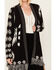 Image #3 - Idyllwind Women's Mamie Southwestern Print Cardigan, Black, hi-res