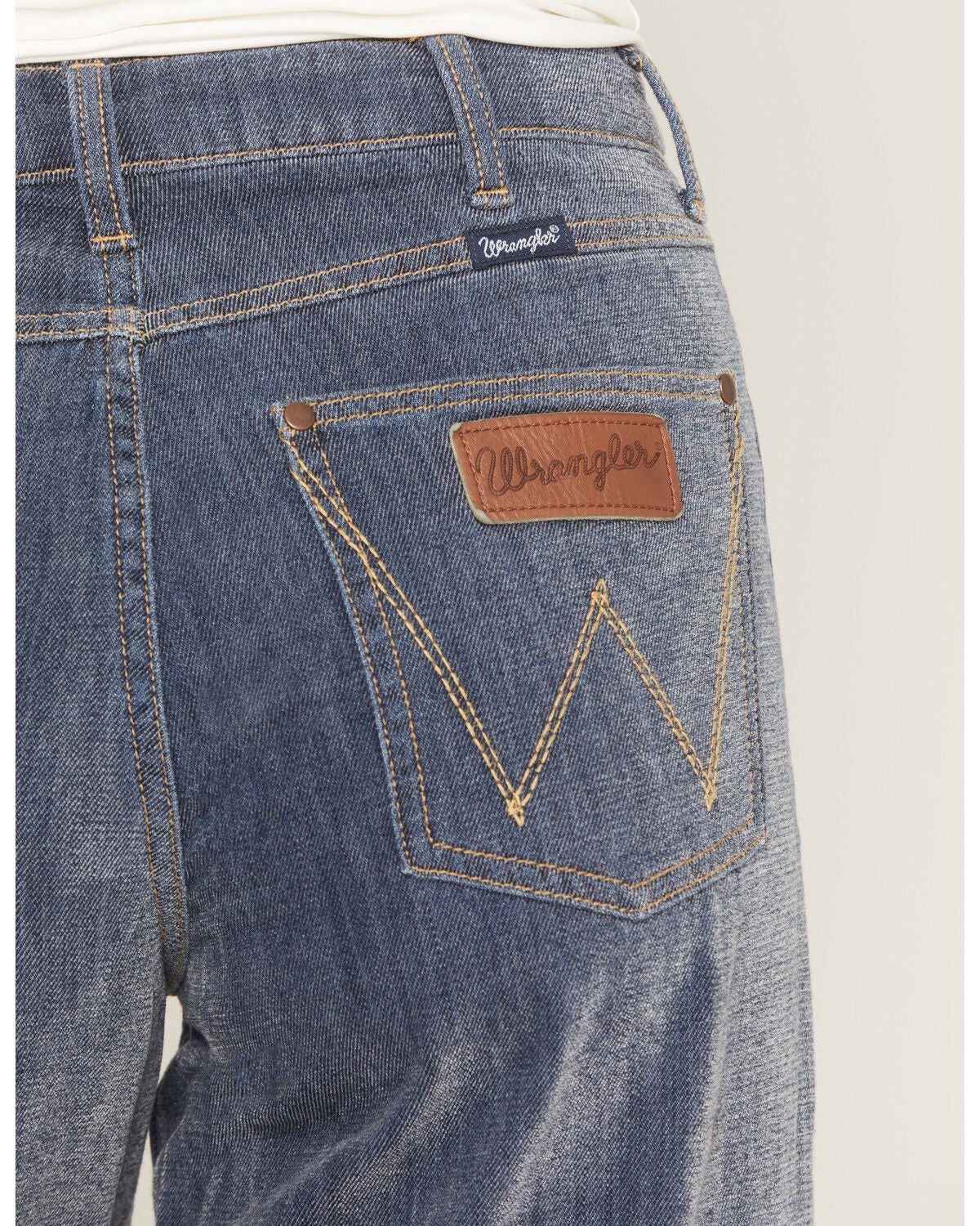Image #4 - Wrangler Women's Medium Wash High Rise Bailey Wide Leg Denim Jeans, Medium Wash, hi-res