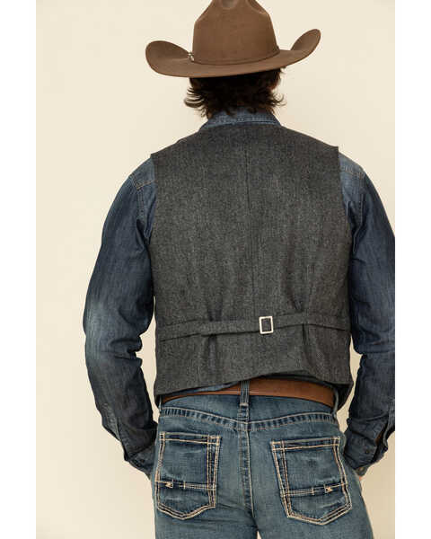 Image #3 - Outback Trading Co. Men's Charcoal Jessie Vest , Charcoal, hi-res