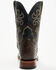Image #5 - Cody James Men's Exotic Ostrich Western Boots - Broad Square Toe , Chocolate, hi-res