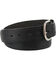 Image #2 - Justin Men's Leather Overlay Belt, , hi-res