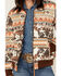 Image #3 - Hooey Women's Southwestern Print Quilted Track Jacket , Multi, hi-res