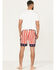 Image #3 - Rock & Roll Denim Men's Americana Stretch Drawcord Shorts, Red/white/blue, hi-res