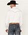 Image #4 - Wrangler Men's Solid Long Sleeve Snap Western Shirt, White, hi-res