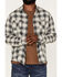Image #3 - Flag & Anthem Men's Albee Dobby Stripe Plaid Print Long Sleeve Button Down Shirt, Cream, hi-res