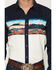 Image #3 - RANK 45&reg; Men's Electric Desert Border Print Long Sleeve Snap Stretch Western Shirt, Natural, hi-res