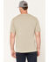 Image #4 - Carhartt Men's Relaxed Fit Lightweight Garment Dyed Short Sleeve Pocket T-Shirt, Light Grey, hi-res