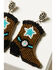 Image #2 - Idyllwind Women's Roundup Boot Beaded Earrings, Bronze, hi-res