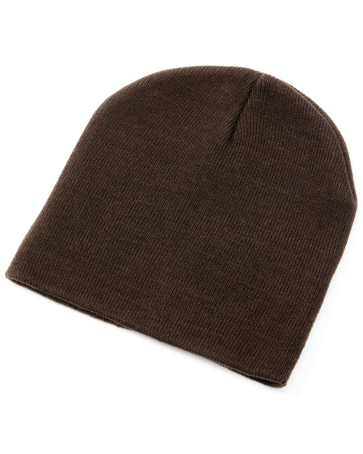 Image #3 - Hawx Men's Brown Acrylic Work Skull Cap, Brown, hi-res