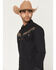Image #2 - Moonshine Spirit&reg; Men's High Noon Embroidered Long Sleeve Snap Western Shirt, Black, hi-res