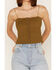 Cleo + Wolf Women's Smocked Button Front Tank , Green/brown, hi-res
