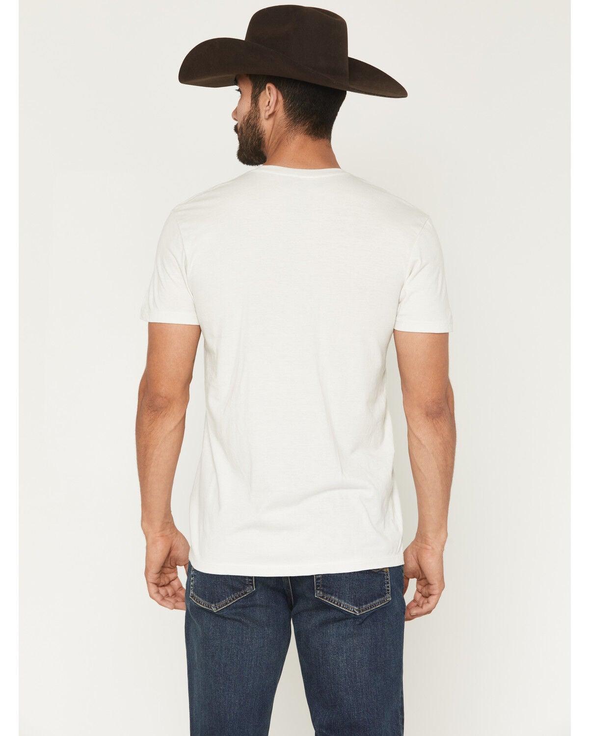Image #4 - RANK 45&reg; Men's Bull Desert Bull Rider Short Sleeve Graphic T-Shirt, Natural, hi-res