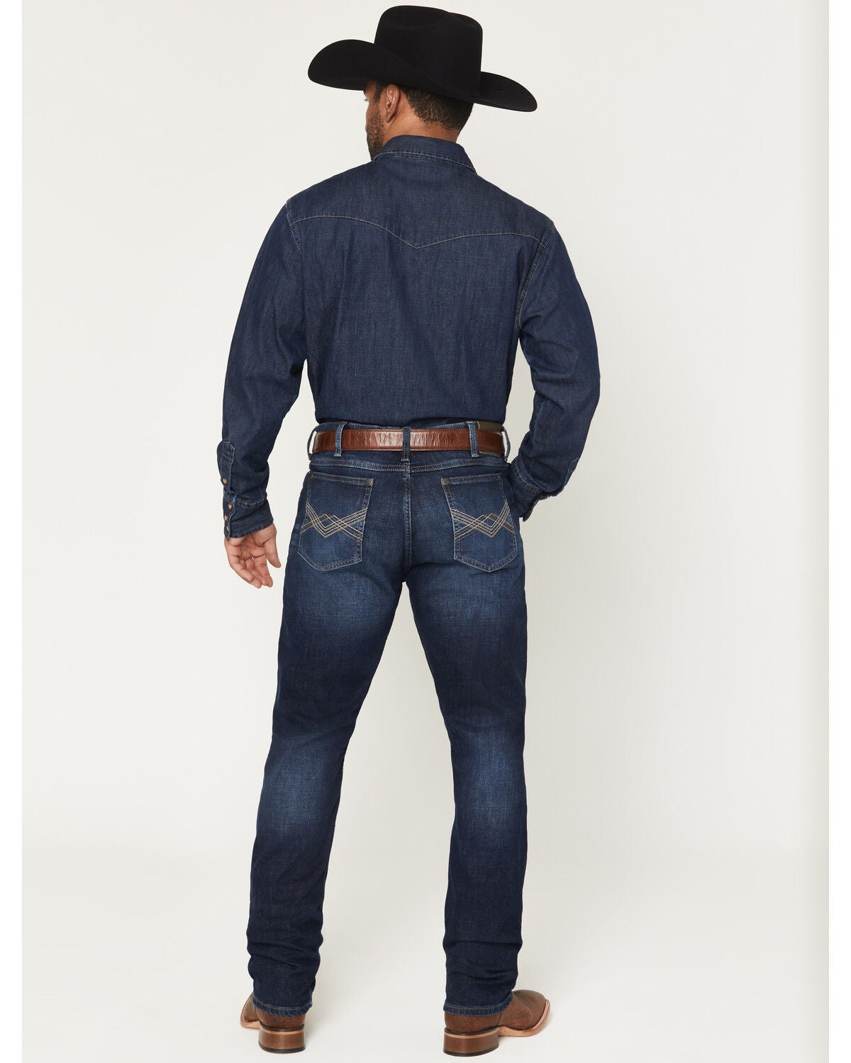 Image #3 - Wrangler 20X Men's 42MWX Chandler Medium Wash Vintage Bootcut Stretch Denim Jeans, Medium Wash, hi-res
