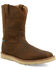 Image #1 - Twisted X Men's 10" Work Pull-On Wedge Work Boots - Soft Toe , Distressed Brown, hi-res