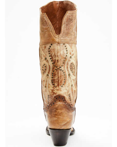 Image #5 - Dan Post Women's Forsaken Western Boots - Snip Toe, Brown, hi-res