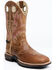 Image #1 - Shyanne Women's Xero Gravity Waterproof Lite Western Performance Boots - Broad Square Toe , Brown, hi-res