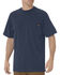 Image #1 - Dickies Men's Solid Heavyweight Short Sleeve Work T-Shirt - Big & Tall, Navy, hi-res