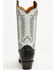Image #5 - Circle G Women's Embroidered Triad Western Boots - Snip Toe, Black/white, hi-res