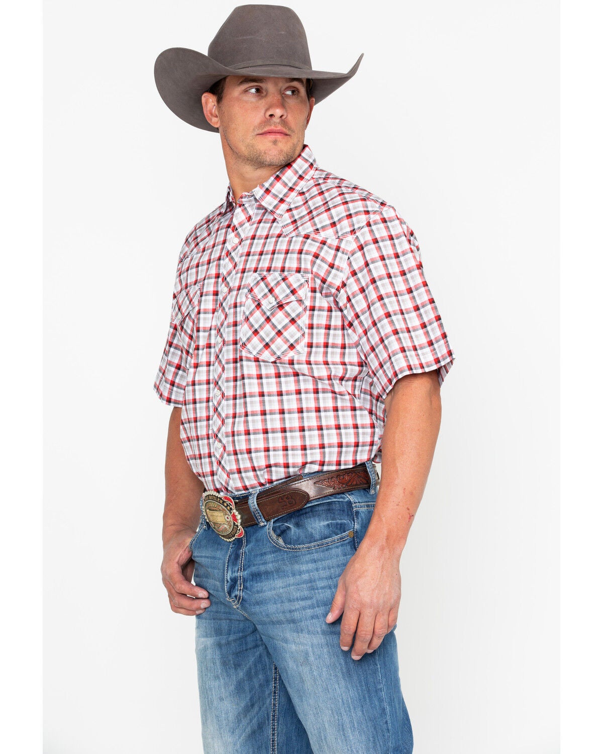 Wrangler 20X Men's Plaid Competition 