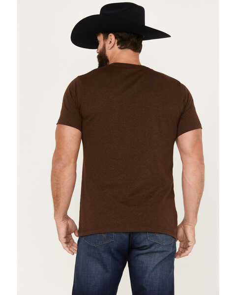Image #4 - Cody James Men's Country and Proud Short Sleeve Graphic T-Shirt, Coffee, hi-res