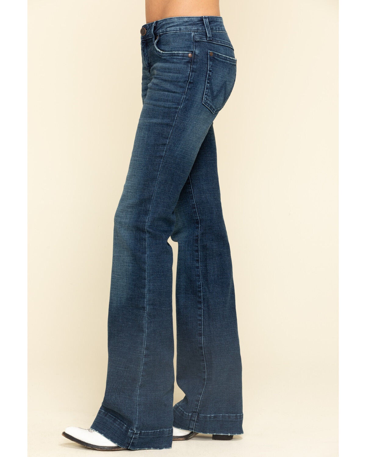 Image #3 - Wrangler Retro Women's Sophia Mae Trouser, Blue, hi-res