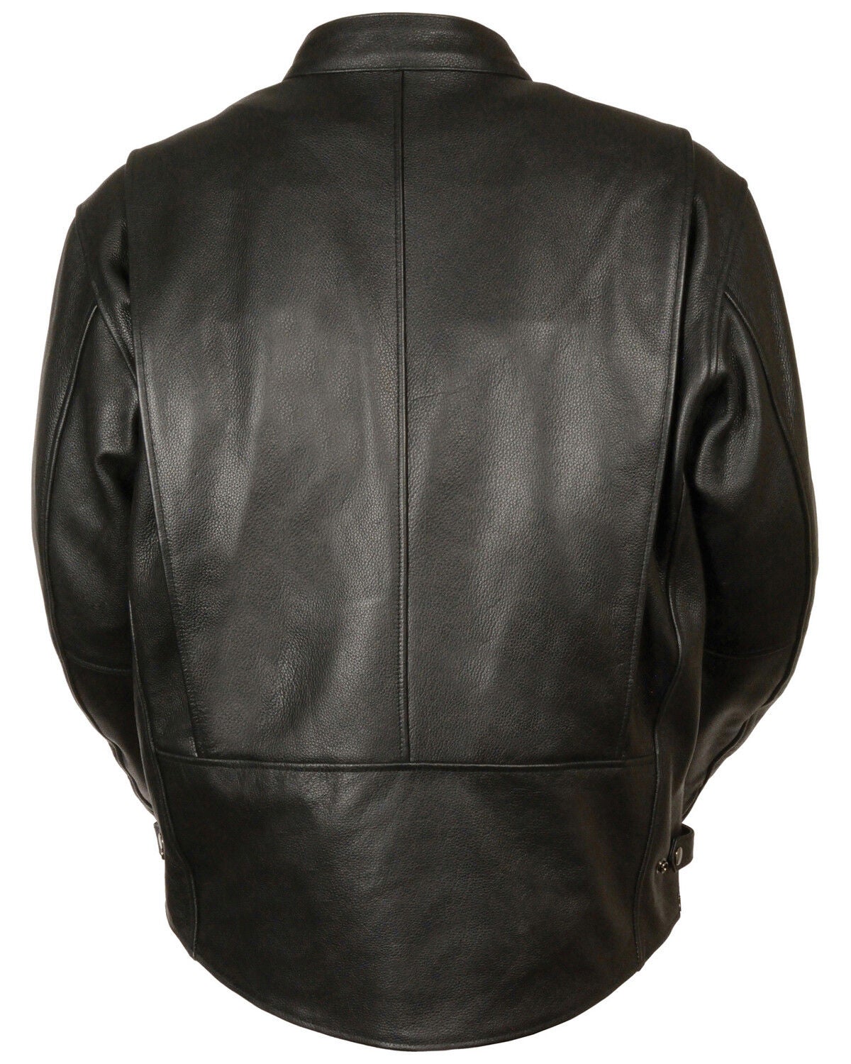 Image #2 - Milwaukee Leather Men's 3X Classic Scooter Jacket, Black, hi-res