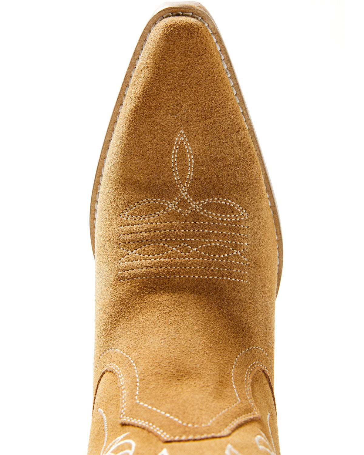Image #6 - Shyanne Women's Flora Suede Tall Western Boots - Snip Toe, Tan, hi-res