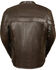 Image #3 - Milwaukee Leather Men's Brown Sporty Scooter Crossover Jacket, Brown, hi-res
