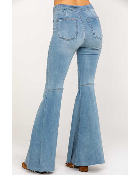 Image #2 - Free People Women's Light Wash High Rise Just Float On Flare Jeans, , hi-res