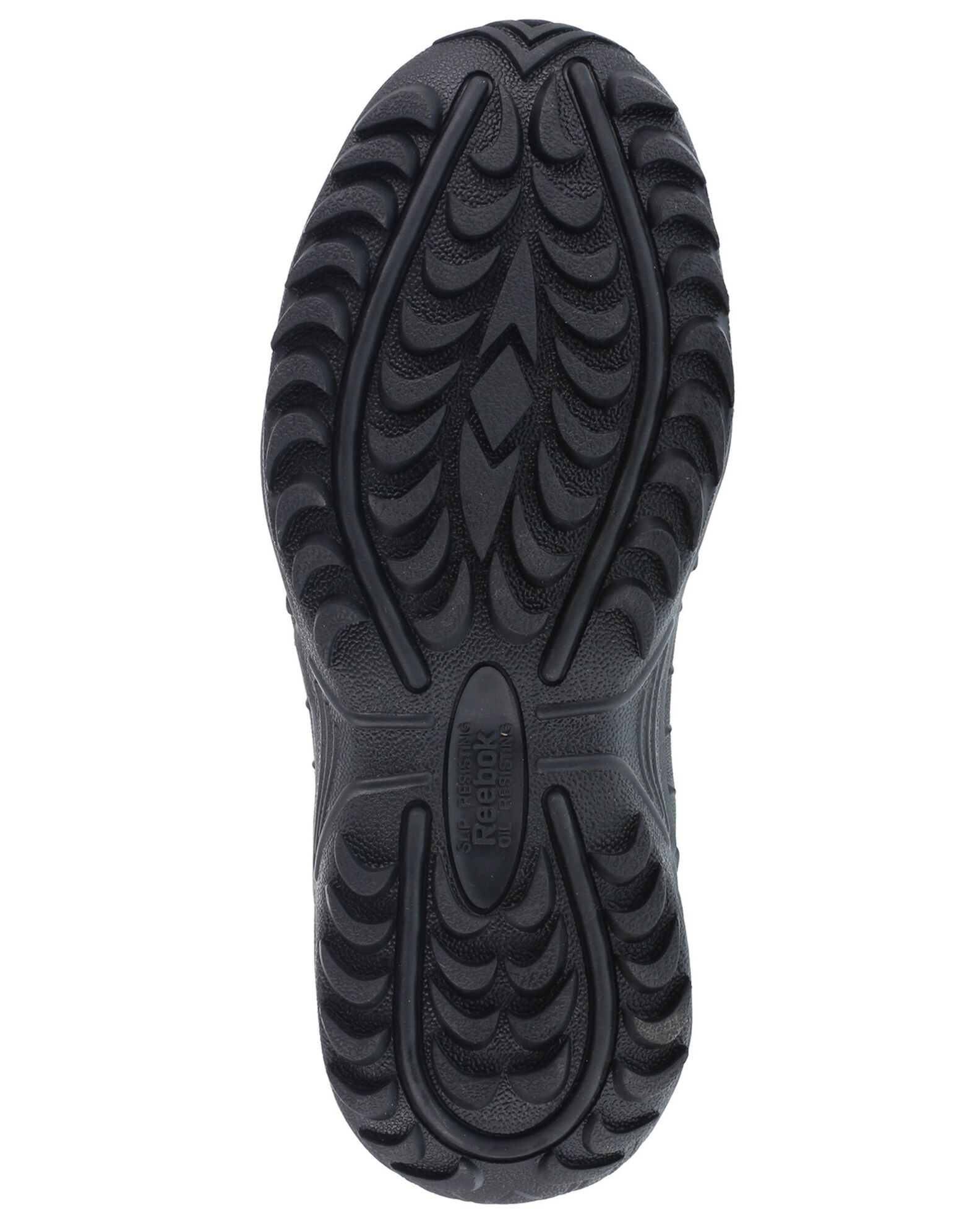 Reebok Men s 8 Lace Up Black Side Zip Work Boots Composite Toe Sheplers