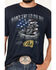 Cody James Men's Tread On Me Short Sleeve Graphic T-Shirt, Navy, hi-res