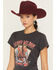 Image #2 - Wrangler X Lainey Wilson Women's Horse Cards Short Sleeve Graphic Tee, Black, hi-res