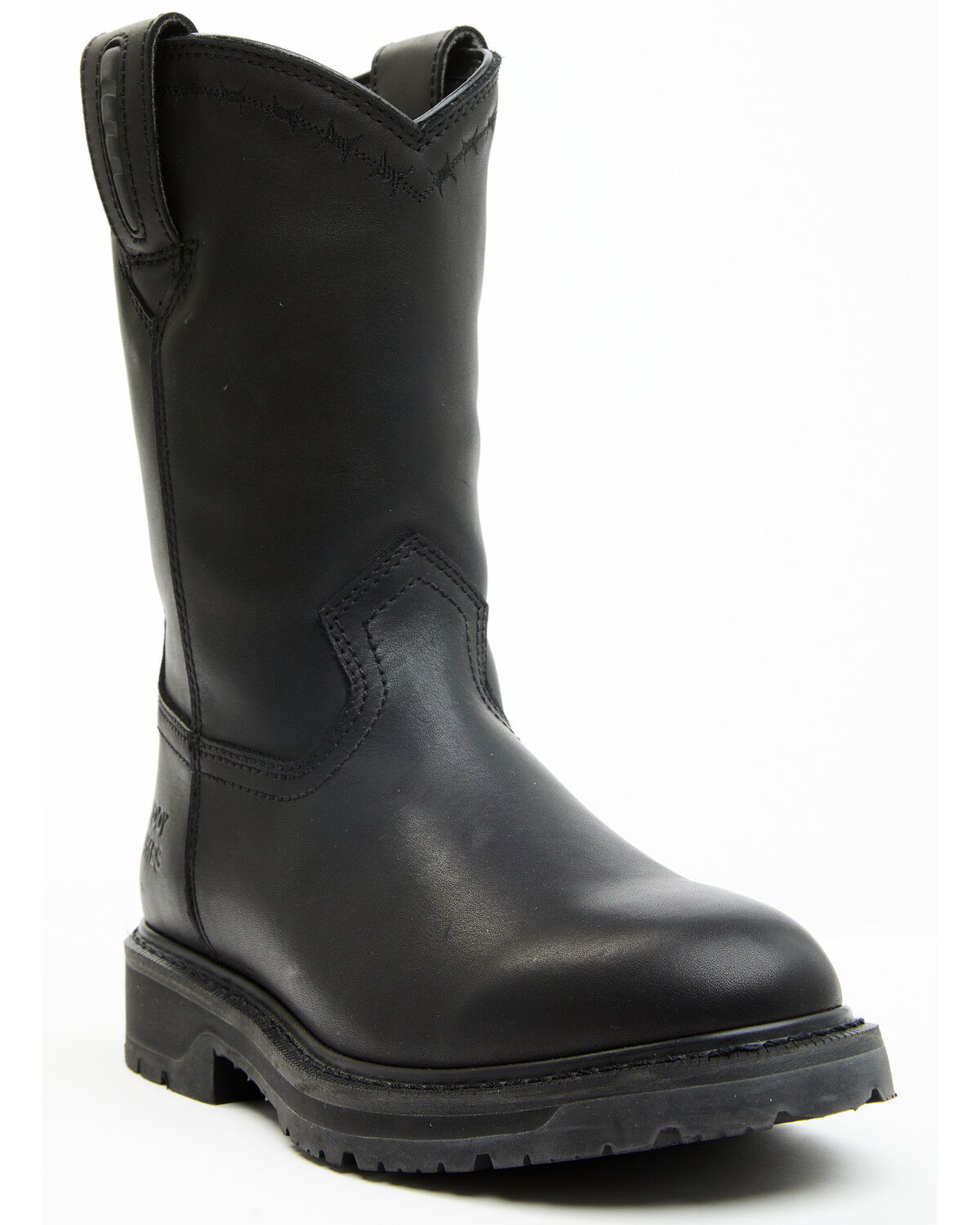 Image #1 - Cody James Men's Uniform Western Work Boots - Soft Toe, Black, hi-res