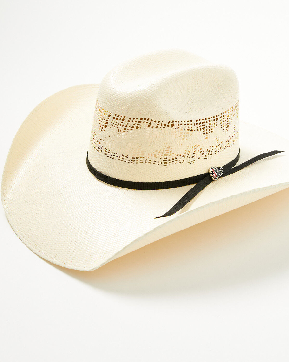 Image #1 - Justin Wesley 20X Straw Cowboy Hat, Natural, hi-res