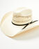Image #1 - Justin Wesley 20X Straw Cowboy Hat, Natural, hi-res