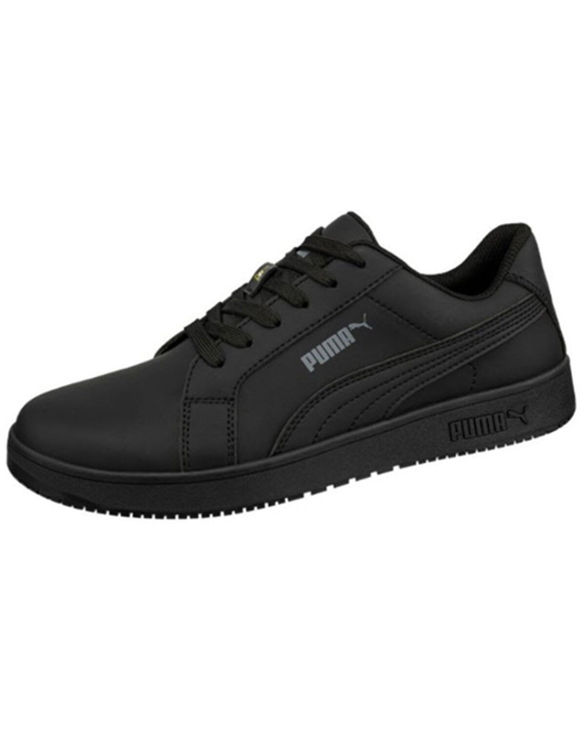 Image #1 - Puma Safety Women's Blast Low Slip Resistant Work Sneaker - Soft Toe, Black, hi-res