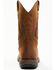 Image #5 - Brothers and Sons Men's Lite Performance Western Boots - Broad Square Toe, Brown, hi-res