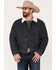 Wrangler Men's Sherpa-Lined Corduroy Solid Jacket, Dark Blue, hi-res