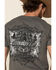 Cowboy Up Men's Open Range Short Sleeve Graphic T-Shirt, Grey, hi-res