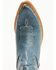 Image #6 - Idyllwind Women's Wheels Western Booties - Round Toe, Navy, hi-res