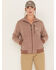 Image #1 - Carhartt Women's Fleece Jacket, Brown, hi-res