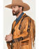 Image #2 - Kobler Men's Chinle Leather Long Fringe Jacket, Beige, hi-res