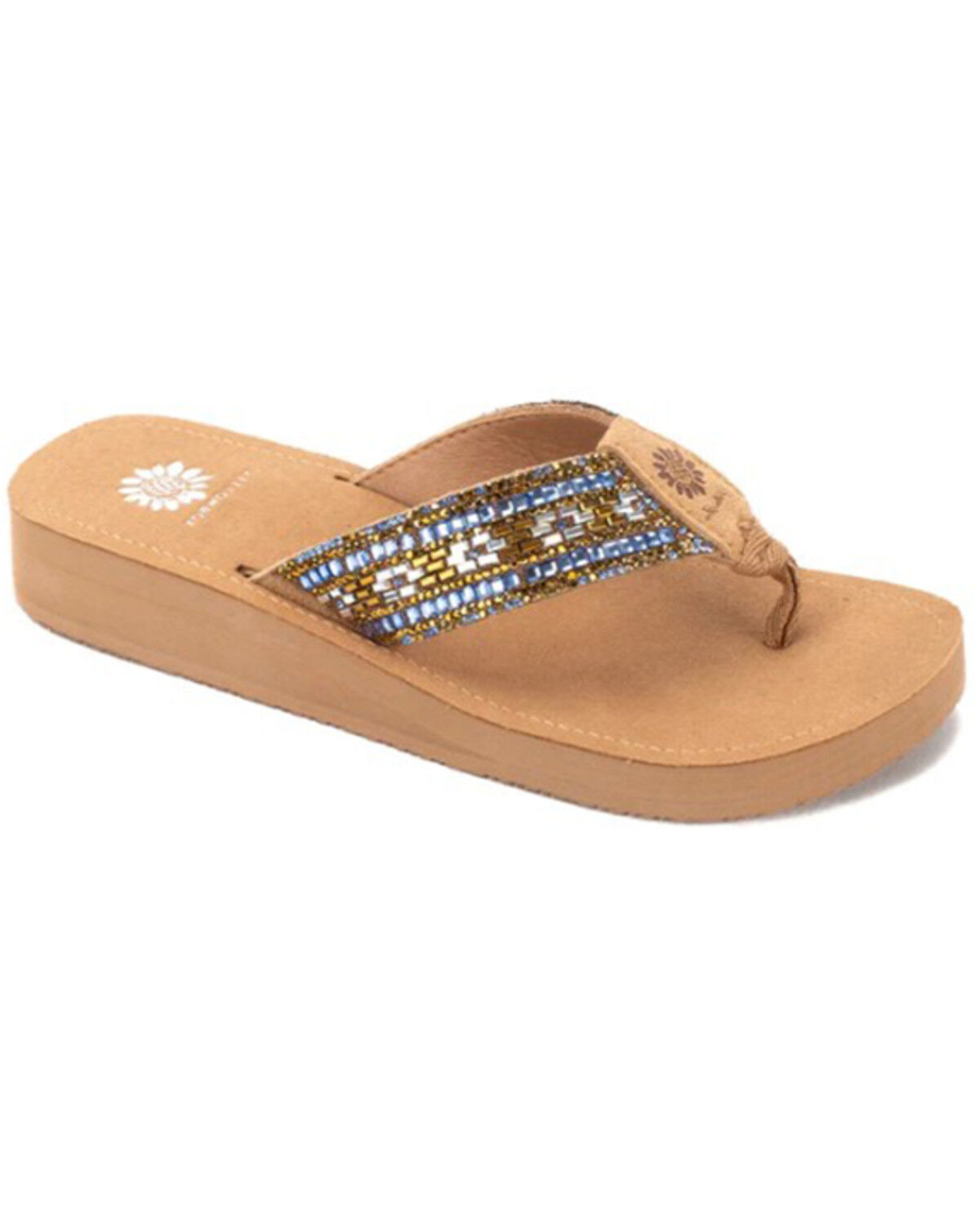 Image #1 - Yellow Box Women's Jabiru Sandals, Blue, hi-res