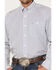 Image #3 - George Straight by Wrangler Men's Geo Button Down Long Sleeve Western Shirt, Purple, hi-res