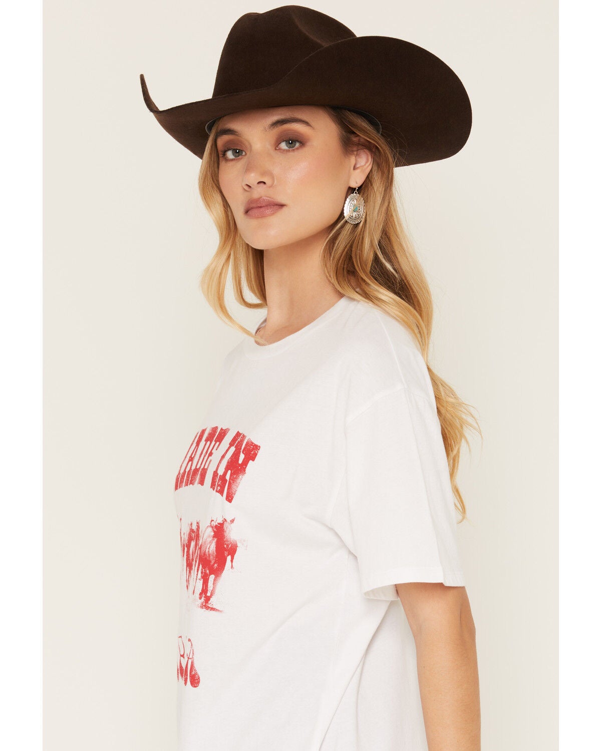 Image #2 - White Crow Women's Made in America Short Sleeve Graphic Tee, White, hi-res