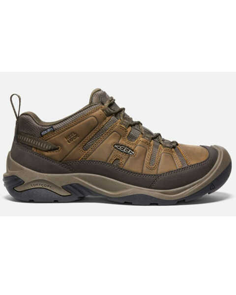 Image #2 - Keen Men's Circadia Waterproof Lace-Up Hiking Shoes , Mushroom, hi-res